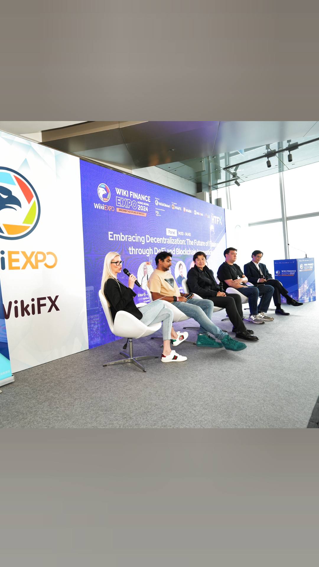 Irina Gradusova presenting Ticketmeta scam